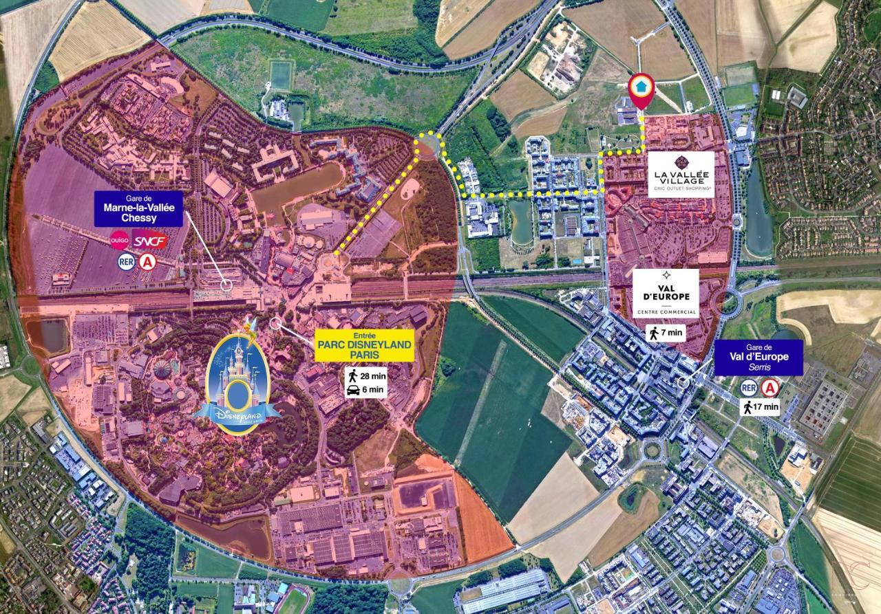 *Disneyland/Serris* Appartement Idealement Situe Ngoại thất bức ảnh